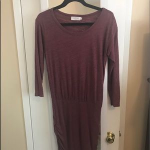 Velvet knit dress